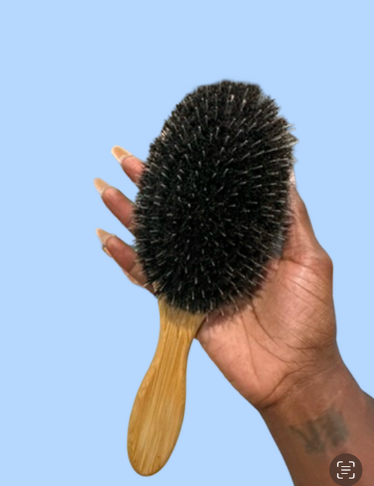 Knotless Kay Boar Bristle Hairbrush- For All Hair Types