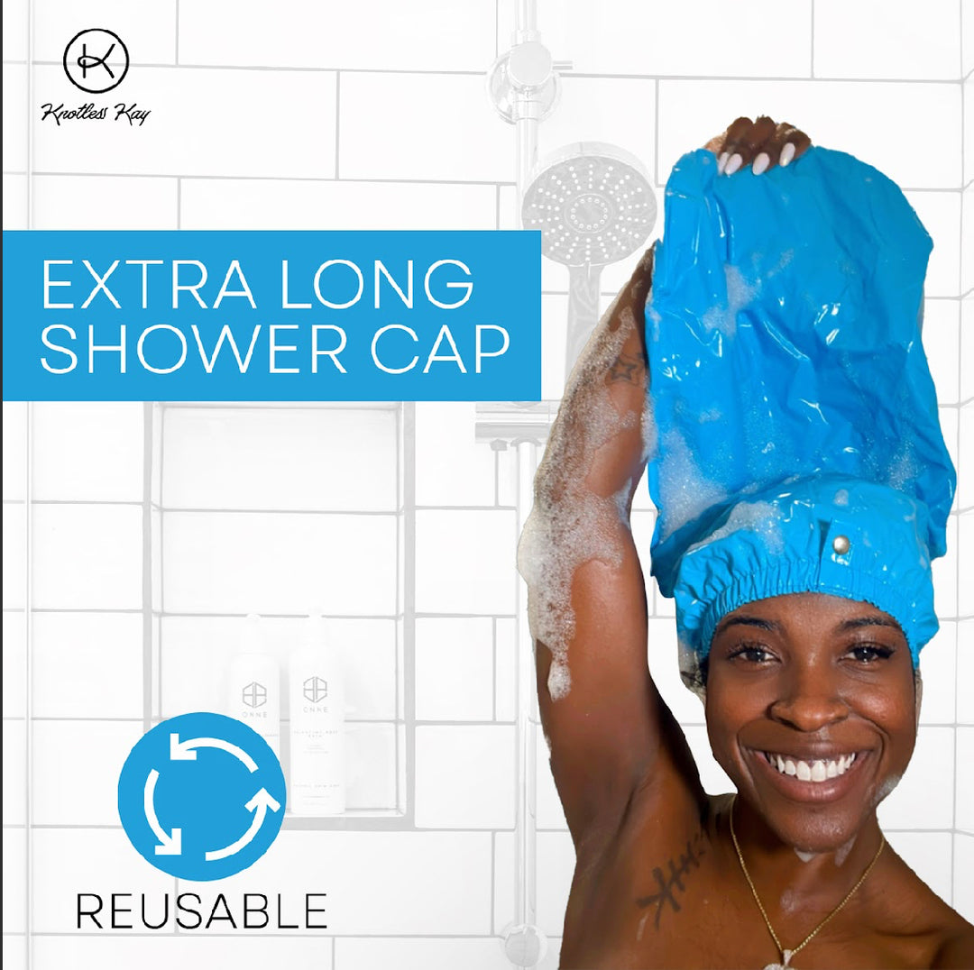 Knotless Kay Extra XL Shower Cap