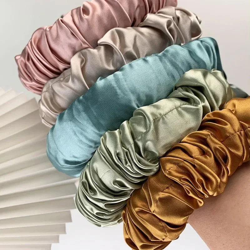 Knotless Kay Heatless Curling Silk Scrunchies